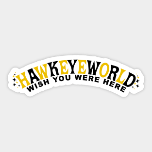 HAWKEYEWORLD Sticker